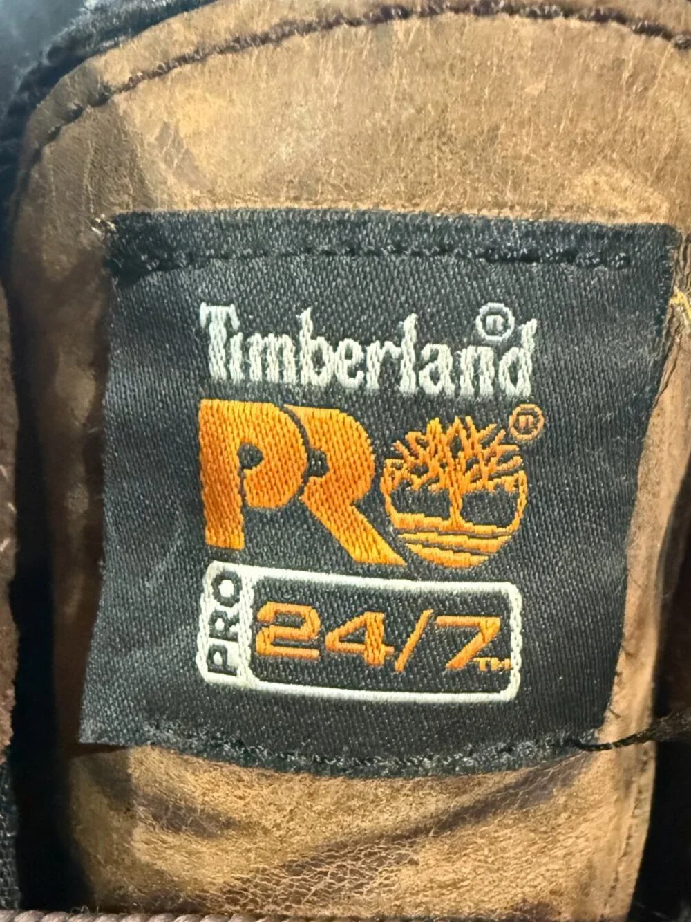 Timberland Pro Boots 33034 Men’s Size 12 Brown 24/7 Pit Boss Steel Toe Safety